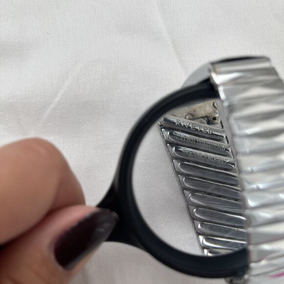 Stretch bangle Bracelet for men, Photograph Holder, British, engraved "Richard" - Picture 7 of 13